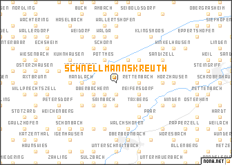 map of Schnellmannskreuth