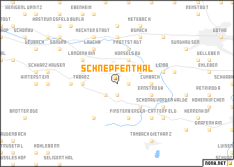 map of Schnepfenthal