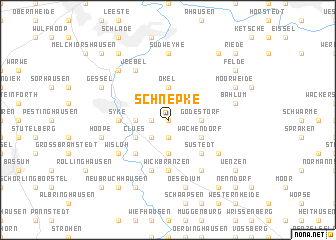 map of Schnepke