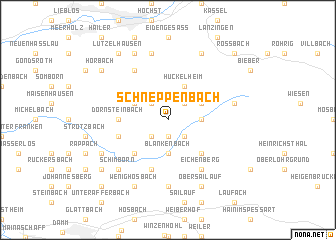 map of Schneppenbach