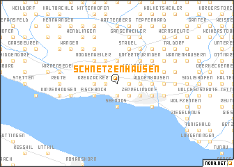 map of Schnetzenhausen