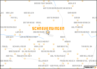 map of Schneverdingen