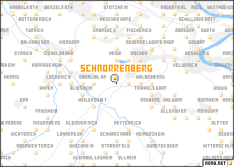 map of Schnorrenberg