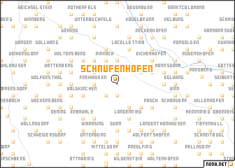 map of Schnufenhofen