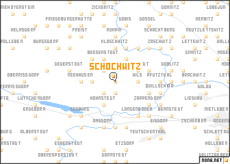 map of Schochwitz