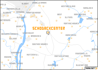 map of Schodack Center