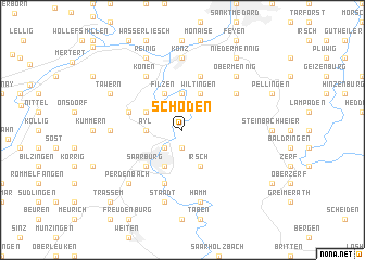 map of Schoden