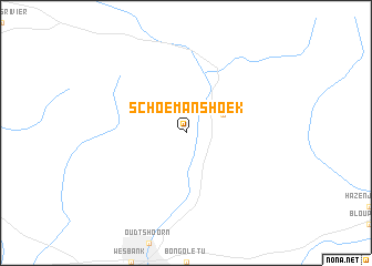 map of Schoemanshoek