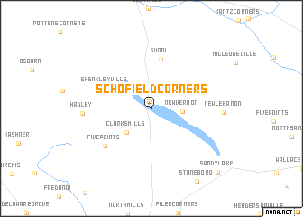 map of Schofield Corners