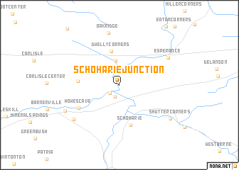 map of Schoharie Junction