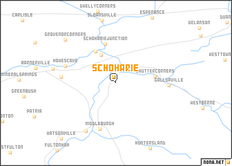 map of Schoharie