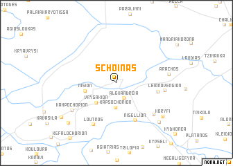 map of Schoinás