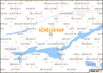 map of Scholderup
