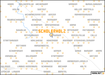 map of Scholerholz