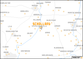 map of Schollard