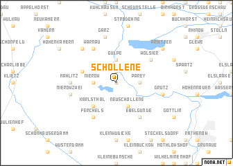 map of Schollene