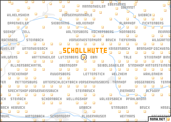 map of Schöllhütte