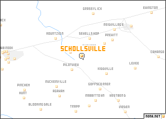 map of Schollsville