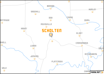 map of Scholten