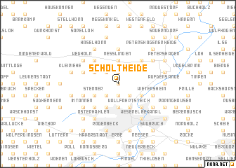 map of Schöltheide