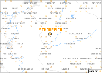 map of Schömerich