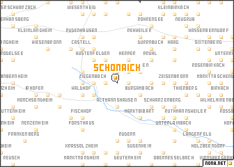 map of Schönaich