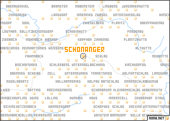 map of Schönanger