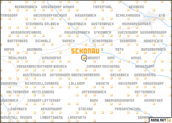 map of Schönau