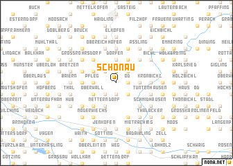 map of Schönau