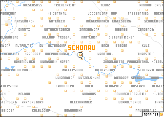 map of Schönau
