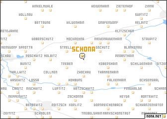map of Schöna