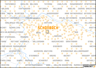 map of Schönbach