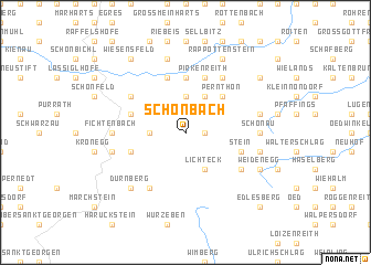 map of Schönbach