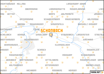 map of Schönbach