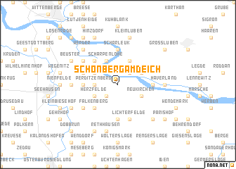 map of Schönberg am Deich