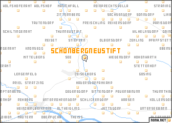 map of Schönbergneustift