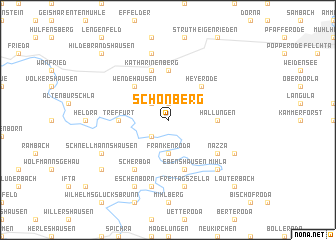 map of Schönberg