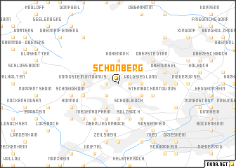 map of Schönberg