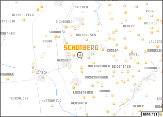 map of Schönberg