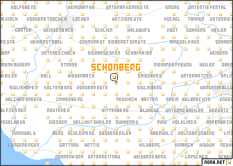 map of Schönberg