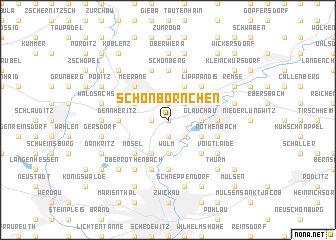 map of Schönbörnchen