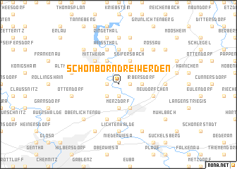 map of Schönborn-Dreiwerden