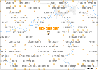 map of Schönborn