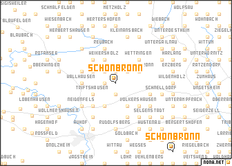 map of Schönbronn