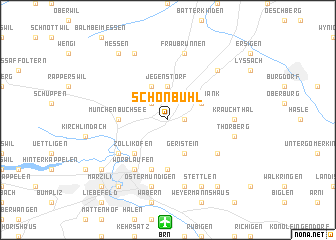 map of Schönbühl