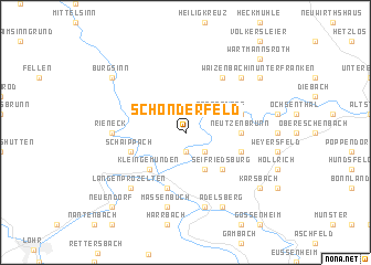 map of Schonderfeld