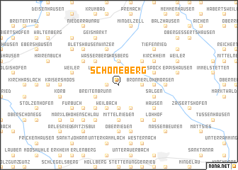 map of Schöneberg