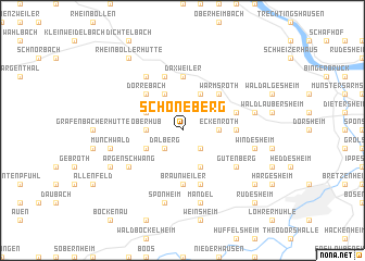 map of Schöneberg