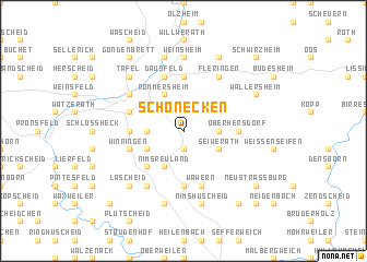 map of Schönecken