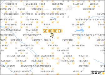 map of Schöneck